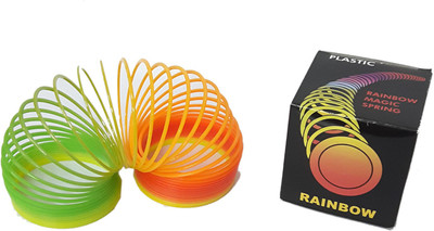

Blue Lotus Rainbow Spring Toy Magic Spring(Multi Color)