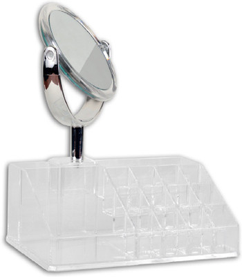 

EVANA Inplus Cosmetic Makeup and Jewellery Vanity Box(Clear)