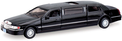 

Kiditos Kinsmart 1999 Lincoln Town Stretch Limousine Diecast Car(Black)