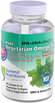

Summit Nutritions Pure Vegetarian Omega 3s + Non Fish Premium Heart Support(60 No)