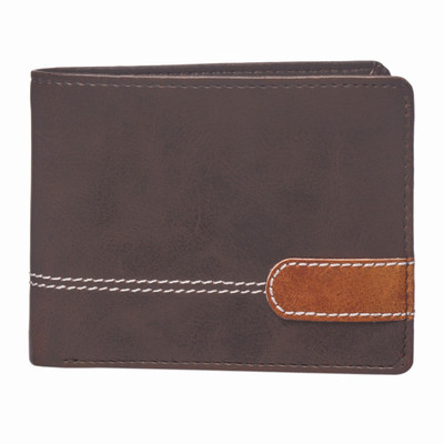 

Bizarre Kraftz Men Brown Artificial Leather Wallet(8 Card Slots)