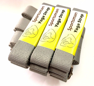 

SPORTSMANONE YS4806 Polyester Yoga Strap(Grey), Cool grey