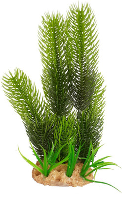 

SRI Fish Aquarium Decorative Artificial Plastic Plant Laterite Planted Substrate(Green)