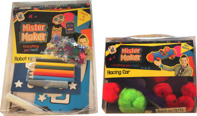 

Mister Maker Combo - Robot Masks Kit + Racing Car Kit