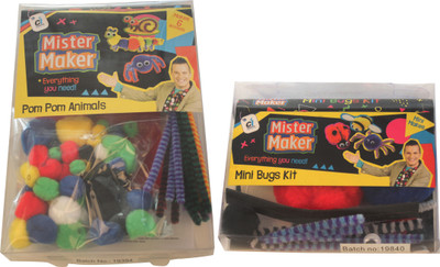 

Mister Maker Combo - Pom Pom Animals Kit + Mini Bugs Kit