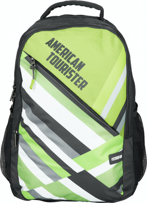 

American Tourister Jazz 02 34 L Backpack(Multicolor), Grey;lime