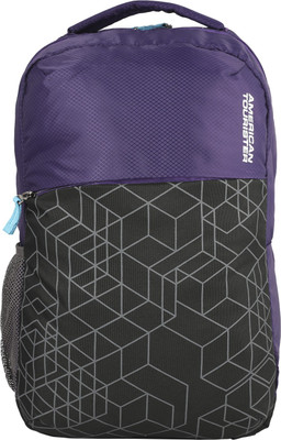 

American Tourister Hoodie 02 30 L Backpack(Purple, Black), Black;purple
