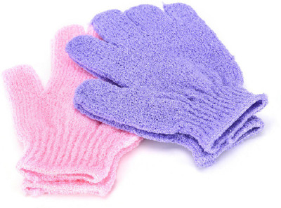 Sukot 4PCs Bath Shower Skin Spa Gloves Exfoliating SPA Massage Mitt Body Scrubber at flipkart