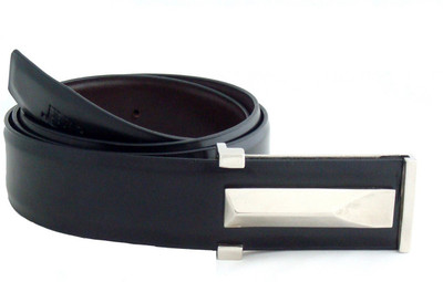 

SFA Men Formal Black Artificial Leather Belt, Black-3101