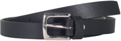 

Snoby Women Casual Black Genuine Leather Belt