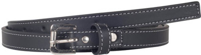 

Snoby Women Casual Black Canvas Belt