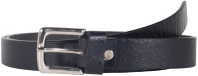

Snoby Women Casual Black Genuine Leather Belt