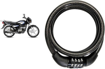 

Petrox Premium Multi-Purpose Chain Cable Number For Splendor 266 Combination Lock(Black)