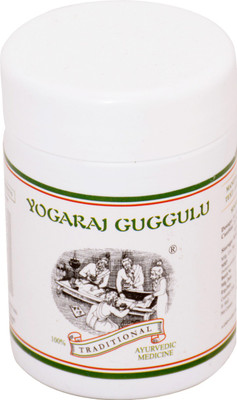 

Kairali Yograj Guggulu:Famous treatment for arthritis pain(100 Pills) Powder(77 g)