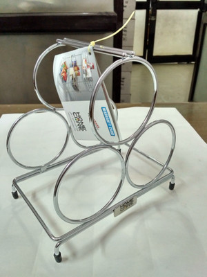 

Home Care Stainless Steel Bottle Rack(Steel, 3 Bottles)