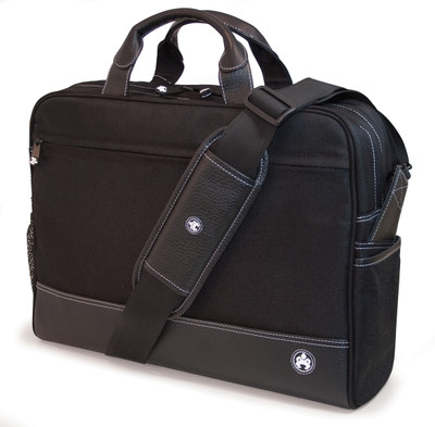 

Mobile Edge Sumo - Men's Professional 15.6" Briefcase with White Stitching Medium Briefcase - For Men(Black)