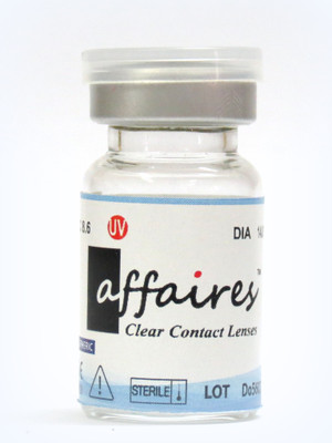 

Affaires Clear Contact Lenses Yearly Disposable (2 Lens Pack)(Plus Power) Yearly(6, Contact Lenses, Pack of 2)