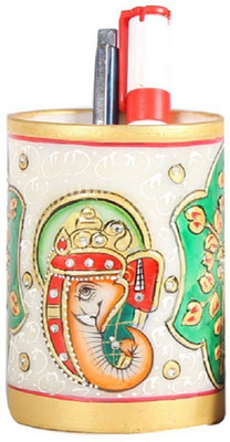 

Apkamart 1 Compartments Marble Pen Holder(Multicolor)