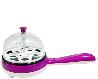 

Nashware Multifunctional Electric Frying Pan with Egg Steamer Pink ELECTRIC_FRYER_STEAMER-PK Egg Cooker(6 Eggs)