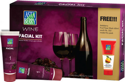 

Astaberry Facial Wine Kit Mini for All Skin Types 16 g