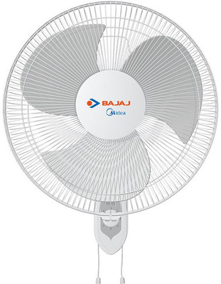 

Bajaj MIDEA BW2200 400 MM 3 Blade Wall Fan(Peppy Red, Pack of 1), Multicolor