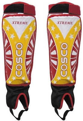 

Cosco Extreme Shin Guard Football Shin Guard(Red, Multicolor