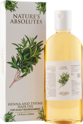 

Nature's Absolutes Henna & Thyme Hair Oil(220 ml)