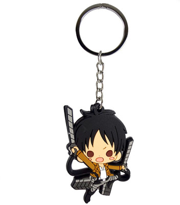 

ComicSense Eren Yeager Double Sided Rubber Key Chain