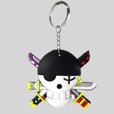 

ComicSense Zoro Pirate Logo Double Sided Rubber Key Chain