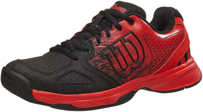 

Wilson Boys Lace Running Shoes(Black