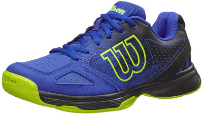 

Wilson Boys Lace Running Shoes(Black