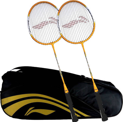 

Li-Ning Smash XP 710 (Set of 2) Badminton Racquets + ABDJ118 Kitbag Black Badminton Kit