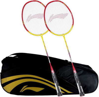 

Li-Ning Smash XP 807 (Set of 2) Badminton Racquets + ABDJ118 Kitbag Black Badminton Kit