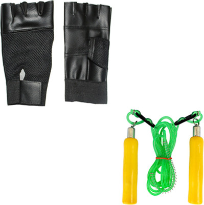 

Diamond Hand Gloves and Skipping Gym & Fitness Kit