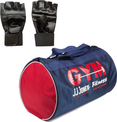 

Jonex frisky High Quality gym bag and gym gloves Wrist band support combo Gym & Fitness Kit