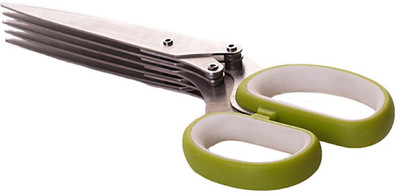 

Italish Vegetable Herbs Scissor Stainless Steel All-Purpose Scissor(Green, Pack of 1)