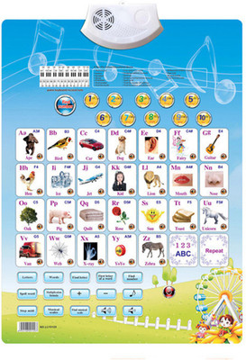 

Munchkinz ABC Learning Chart(Blue, Green)