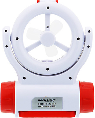 

Voltegic ® HIGH SPEED Table Rechargeable Fan with Hi-Bright LED light-12V Heavy Duty Battery LED Front Light(Multicolor)