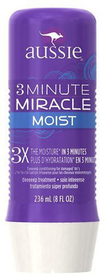 

Aussie 3 Minute Miracle Moist Deep Conditioning Treatment 8 fl oz Pack of (2)(236 ml)