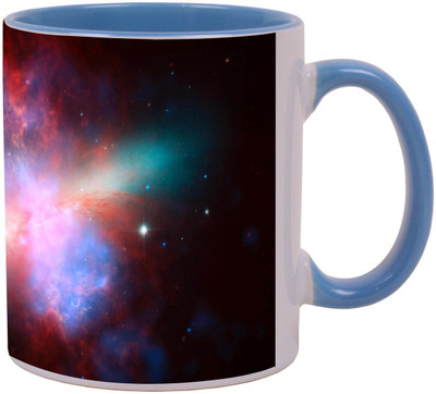 

Arkist colorful space dust Ceramic Mug(340 ml), Multicolor