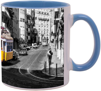 

Arkist color splash 4 Ceramic Mug(340 ml), Multicolor