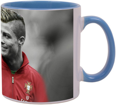 

Arkist cr7 cristiano ronaldo Ceramic Mug(340 ml), Multicolor
