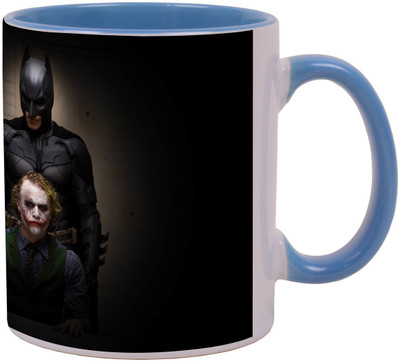 

Arkist batman and joker Ceramic Mug(340 ml), Multicolor