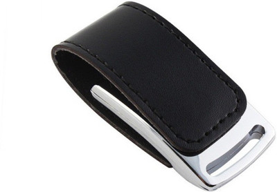 

Green Tree Leather Fancy 16 GB Pen Drive(Black)