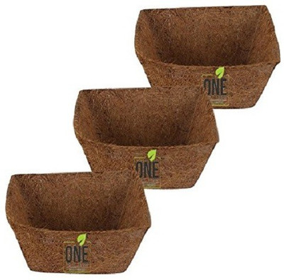 

One Feet Farm Coir Tray Plant Container Set(Wood)