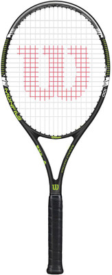 

Wilson Monfils 100 New Black, Green Unstrung Tennis Racquet(G3 - 4 3/8 Inches, 285 g)