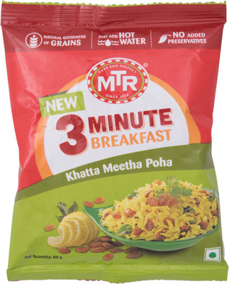 

MTR Khatta Meetha Poha 60 g