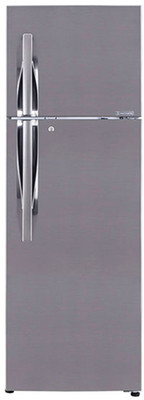

LG 260 L Frost Free Double Door 3 Star Convertible Refrigerator(Shiny Steel, GL-T292RPZY)
