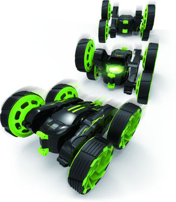 

Toys Bhoomi EXTREME Speed Shock Absorbing 27MHz 4CH Brushed Motor 360 Degree Rotating Transformation RC Stunt Car with Bright LED Light(Green)
