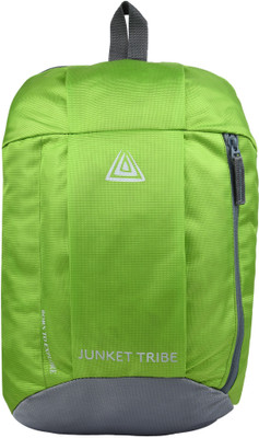

Junket Tribe Junket Tribe Hiking casual Backpack Daypack - 10 Ltrs (Green) 10 L Backpack(Green, Grey)